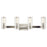 Kichler Jemsa 32" 4 Light Vanity, Brushed Nickel/Clear Fluted Glass