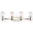 Kichler Jemsa 32" 4 Light Vanity, Polished Nickel/Clear Fluted Glass