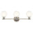 Kichler Benno 24.5" 3 Light Vanity, Nickel/Brushed Nickel/Opal