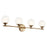 Kichler Benno 34" 4 Light Vanity, Champagne Bronze/Opal Glass - 55173CPZ