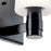 Kichler Adani 8.5" 1 Light Vanity, Black/Opal Glass