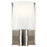 Kichler Adani 8.5" 1 Light Vanity, Brushed Nickel/Opal Glass