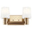 Kichler Adani 14.5" 2 Light Vanity, Champagne Bronze/Opal Glass