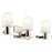 Kichler Adani 24" 3 Light Vanity, Polished Nickel/Opal Glass - 55176PN