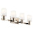 Kichler Adani 30" 4 Light Vanity, Polished Nickel/Opal Glass - 55177PN