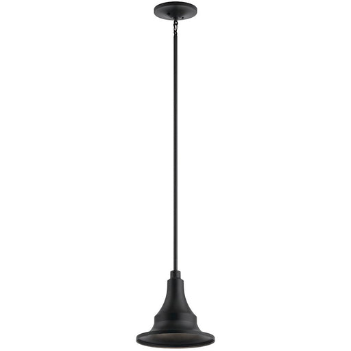 Kichler Hampshire Outdoor 1 Light Pendant, Textured Black - 59057BKT