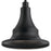 Kichler Hampshire Outdoor 1 Light Pendant, Textured Black