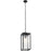 Kichler Mercer Outdoor 1 Light Pendant, Black With Silver Highlights - 59064BSL