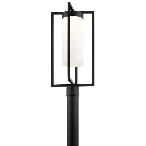 Kichler Drega Outdoor 1 Light Post Mount, LED, Black - 59073BKLED