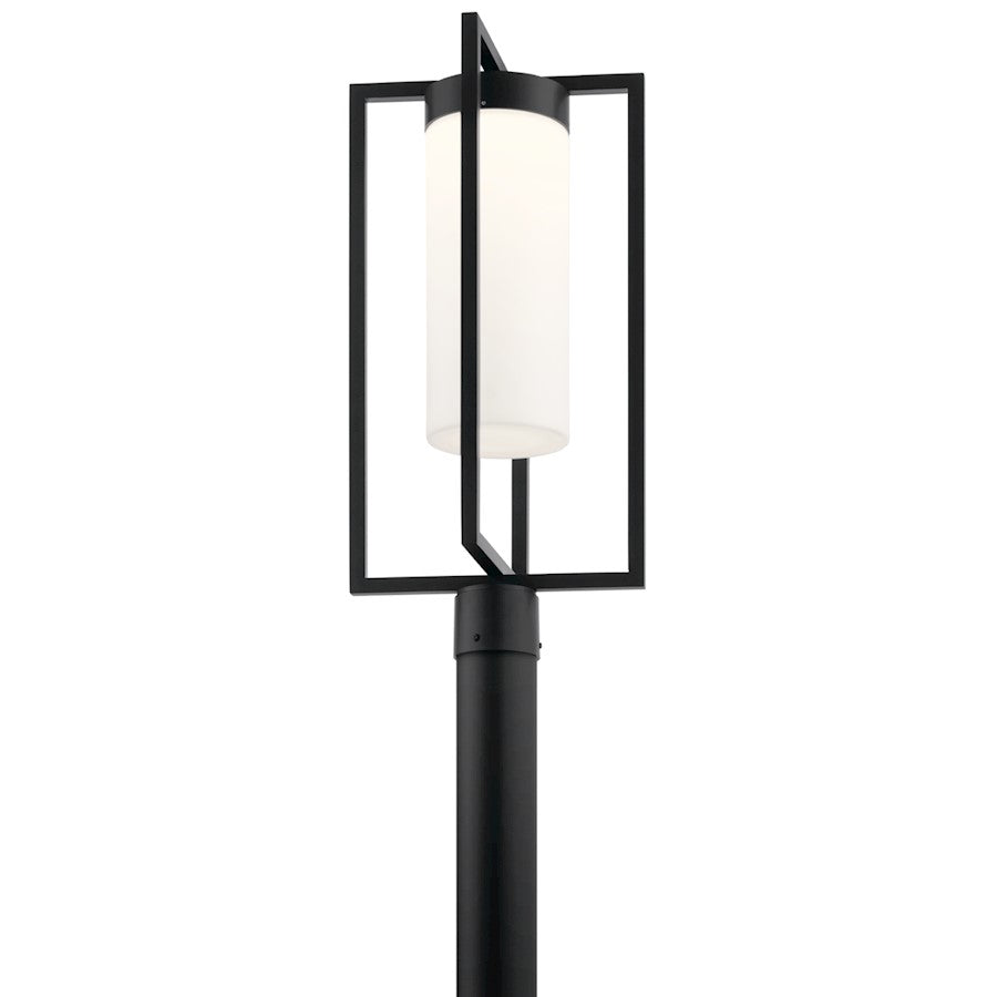 Kichler Drega Outdoor 1 Light Post Mount, LED, Black - 59073BKLED