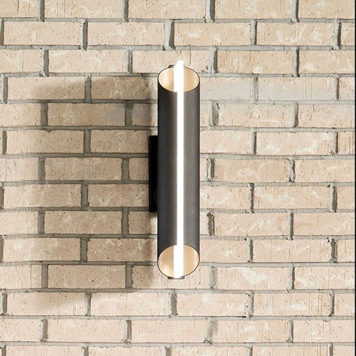 Kichler Astalis 1 Light LED Outdoor Wall Sconce, Black/Frosted