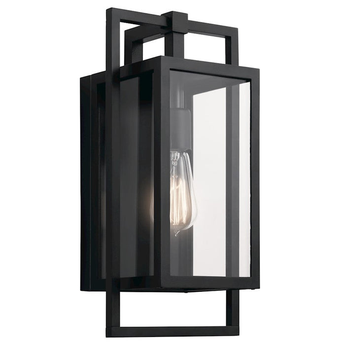 Kichler Goson Outdoor 1 Light Wall Sconce, Black