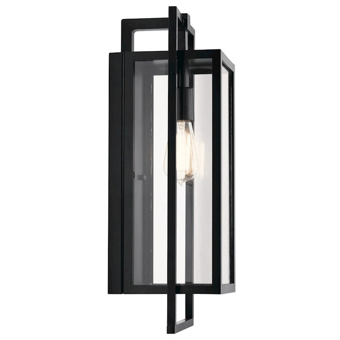 Kichler Goson Outdoor 1 Light Wall Sconce, Black