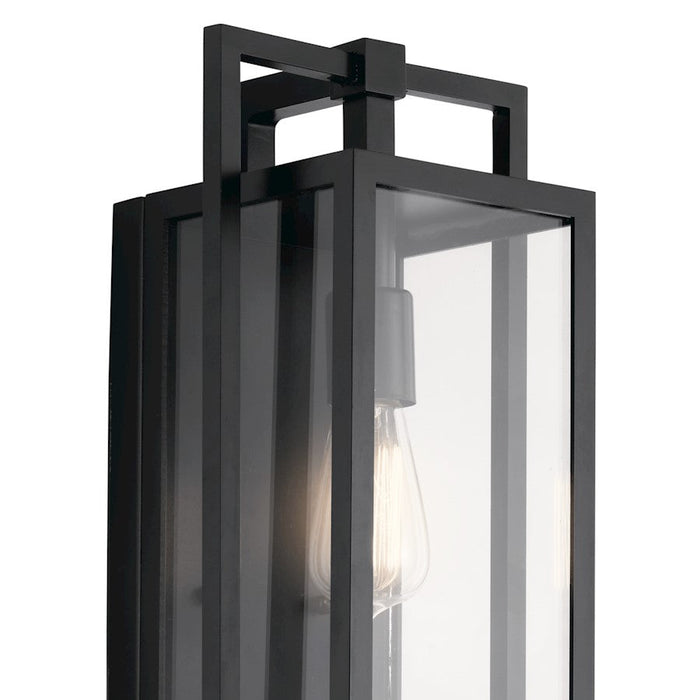 Kichler Goson Outdoor 1 Light Wall Sconce, Black