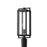 Kichler Goson Outdoor 1 Light Post Mount, Black - 59088BK