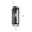 Kichler Goson 24" 1 Light Wall Light, Black/Clear