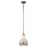 Kichler Crystal Ball 1 Lt Mini Pendant, Brushed Nickel/White Mosaic Art - 65407