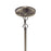 Kichler Crystal Ball 1 Light Mini Pendant, Brushed Nickel