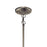 Kichler Crystal Ball 1 Light Mini Pendant, Brushed Nickel