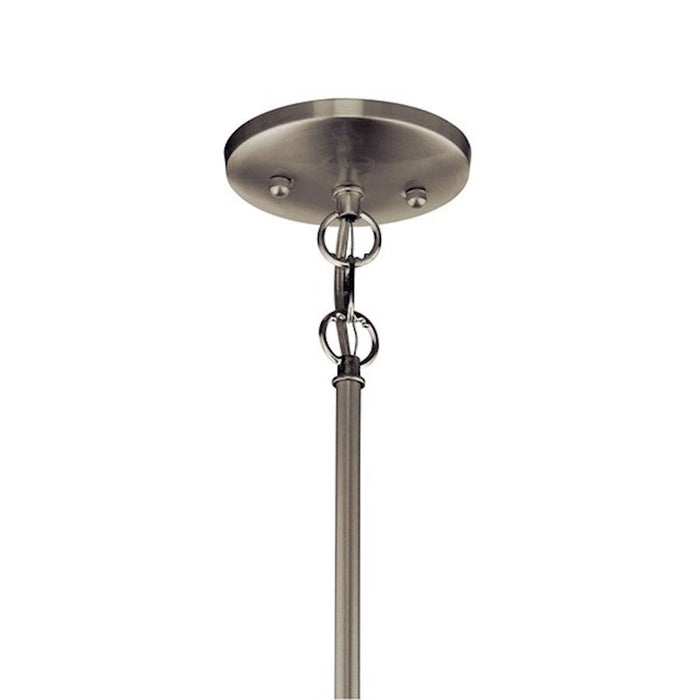 Kichler Crystal Ball 1 Light Mini Pendant, Brushed Nickel