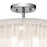 Kichler Imbuia 3 Light Semi Flush Mount, Chrome