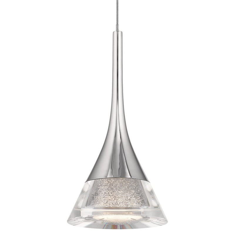 Kichler Kabru LED Mini Pendant, Chrome