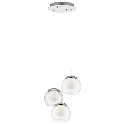 Kichler Lexi Cluster 3 Light Pendant, LED, Chrome - 84011