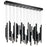 Kichler Soho Linear 11 Light Chandelier, LED, Black