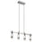 Kichler Ayse Linear 4 Light Chandelier, LED, Matte Black - 84127