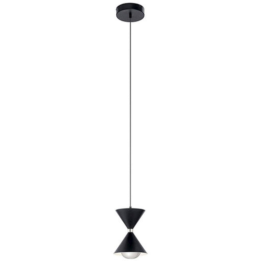 Kichler Kordan LED 6" Mini Pendant, Matte Black - 84130