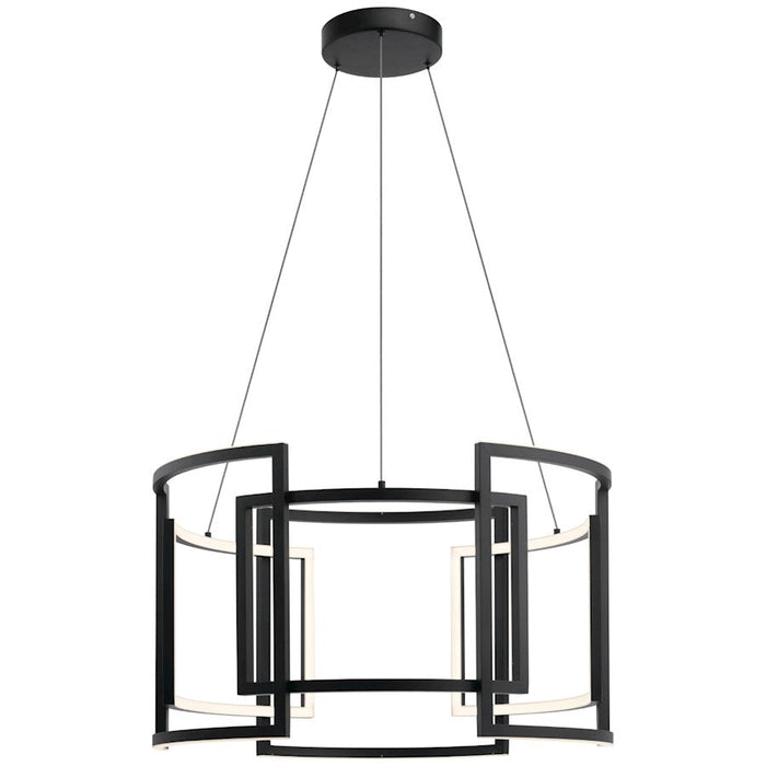 Kichler Melko Chandelier/Pendant, LED, Black