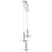 Kichler Korfu Linear 3 Light Chandelier, LED, Chrome