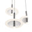 Kichler Korfu Cluster 3 Light Pendant, LED, Chrome