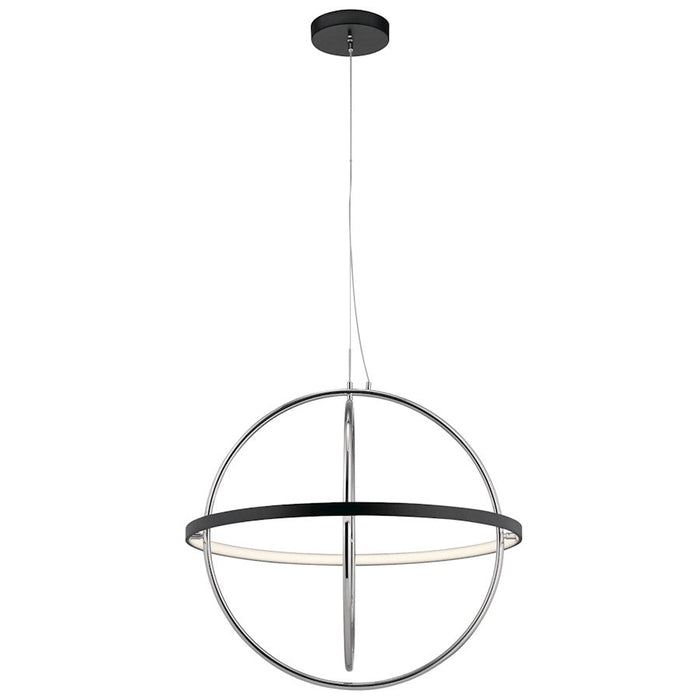 Kichler Arvo Chandelier, LED, Matte Black