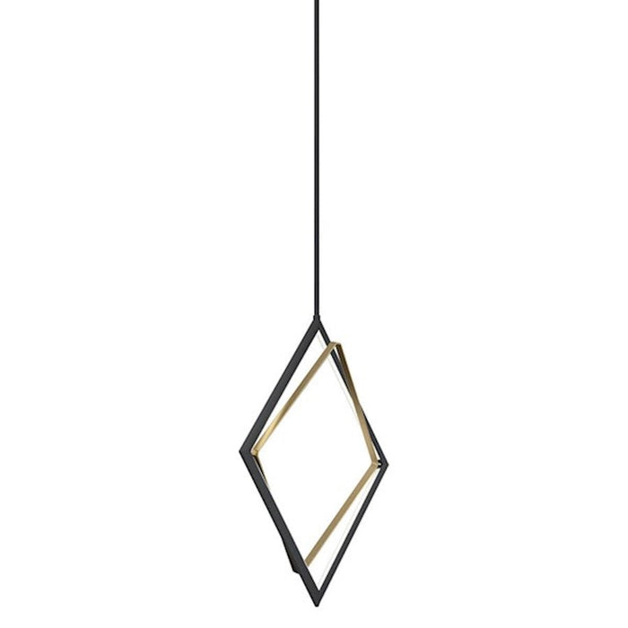 Kichler Darski 1 Light LED Pendant, Matte Black