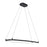 Kichler Koloa 1 Light LED Ring Chandelier, Matte Black - 84312MBK