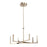 Kichler Priam 6 Light LED Chandelier, Polished Nickel - 84313PN