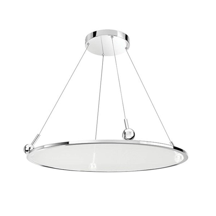 Kichler Jovian 1 Light Edgelit Chandelier, Chrome - 84314CH