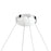 Kichler Jovian 1 Light Edgelit Chandelier