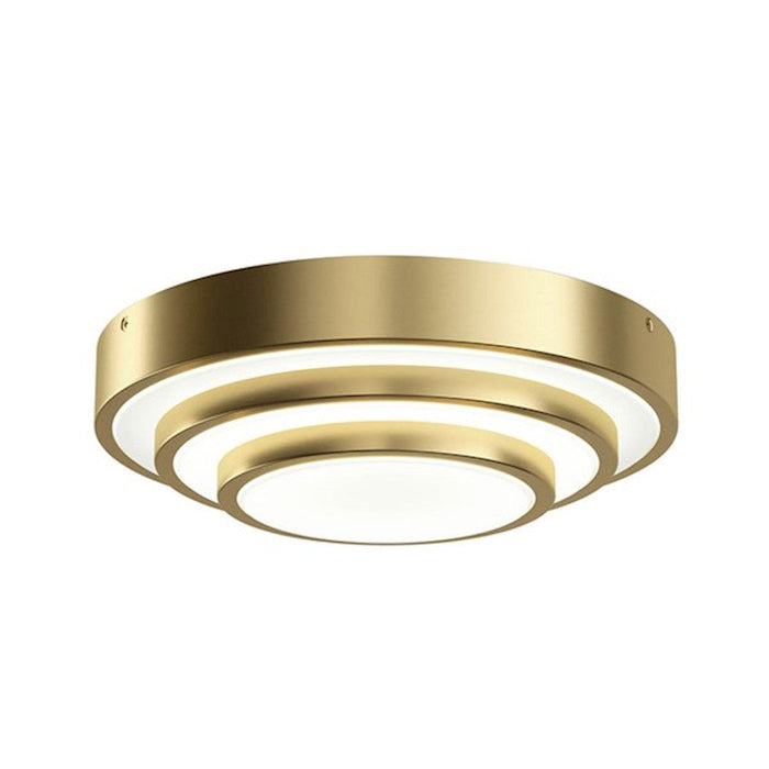 Kichler Dombard 1 Light Flush Mount, Champagne Gold - 84320CG