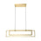 Kichler Jestin Linear Chandelier, Champagne Gold