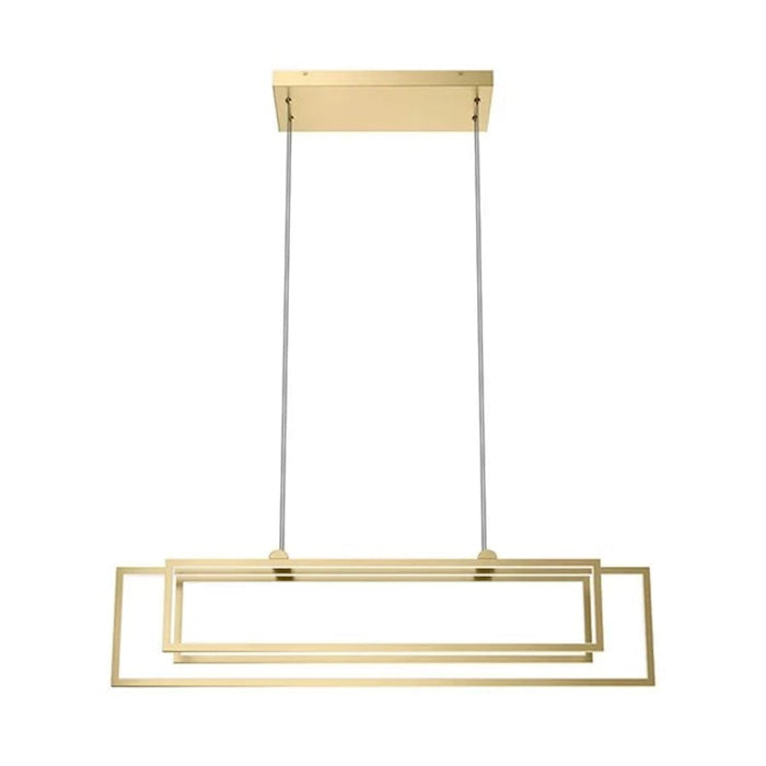 Kichler Jestin Linear Chandelier, Champagne Gold