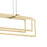 Kichler Jestin Linear Chandelier, Champagne Gold