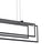 Kichler Jestin 3 Light 9" Linear Chandelier