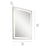 Kichler Tyan 24" LED Mirror, White