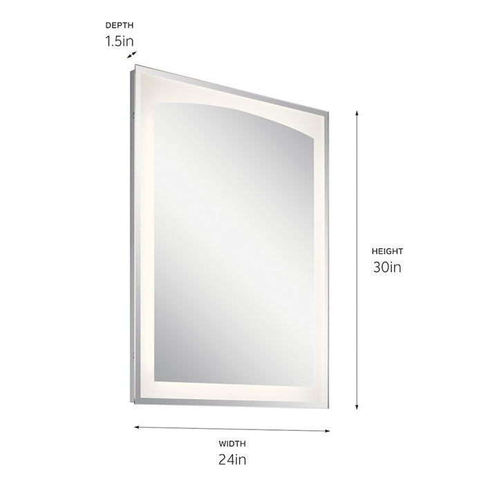 Kichler Tyan 24" LED Mirror, White