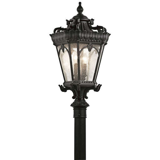 Kichler Tournai 30" 4 Light Outdoor Post Light, Textured Black - 9559BKT