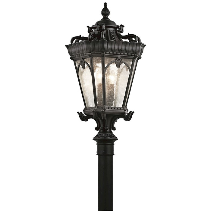 Kichler Tournai 30" 4 Light Outdoor Post Light, Textured Black - 9559BKT