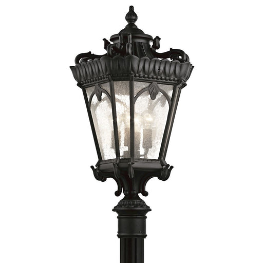 Kichler Tournai 37.5" 4 Light Outdoor Post Light, Textured Black - 9565BKT