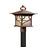 Kichler Morris 1 Light Outdoor Post Light, Distressed Copper - 9920DCO